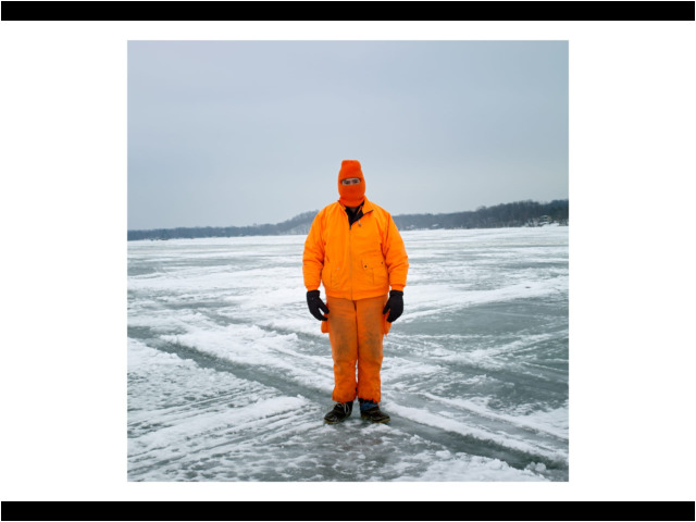 2586 • Ice Fisherman - Cedar Lake, Wisconsin