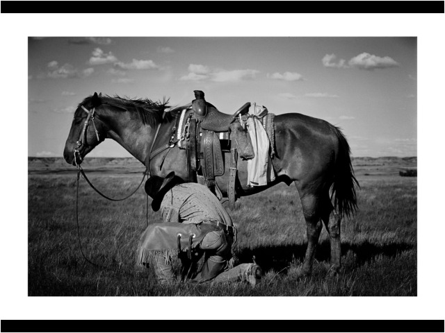 1367 • Gary Hobbling His Horse - Medora, ND